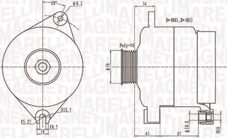 Magneti Marelli 063731086010 - Alternateur cwaw.fr