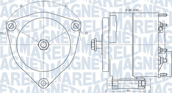 Magneti Marelli 063731035010 - Alternateur cwaw.fr