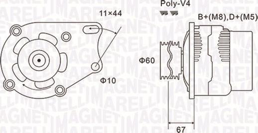 Magneti Marelli 063731153010 - Alternateur cwaw.fr