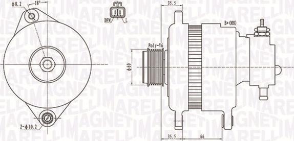 Magneti Marelli 063731899010 - Alternateur cwaw.fr