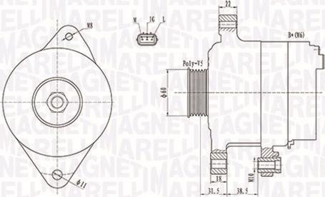 Magneti Marelli 063731893010 - Alternateur cwaw.fr