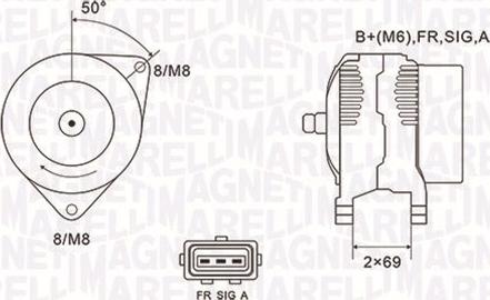 Magneti Marelli 063731857010 - Alternateur cwaw.fr