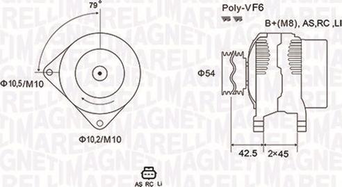 Magneti Marelli 063731865010 - Alternateur cwaw.fr