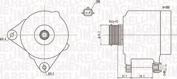 Magneti Marelli 063731860010 - Alternateur cwaw.fr