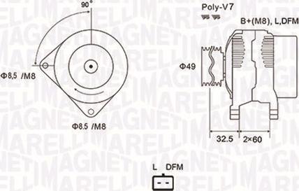 Magneti Marelli 063731814010 - Alternateur cwaw.fr