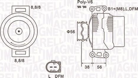 Magneti Marelli 063731811010 - Alternateur cwaw.fr