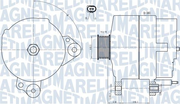 Magneti Marelli 063731817010 - Alternateur cwaw.fr