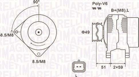 Magneti Marelli 063731881010 - Alternateur cwaw.fr