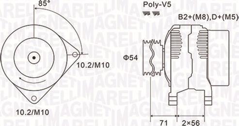 Magneti Marelli 063731833010 - Alternateur cwaw.fr