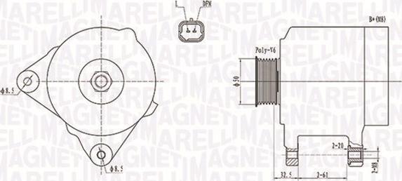 Magneti Marelli 063731824010 - Alternateur cwaw.fr