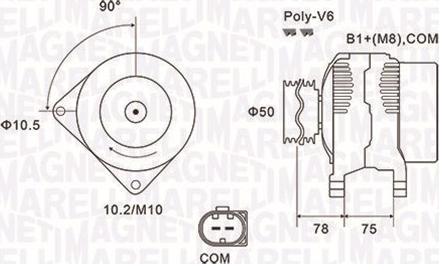 Magneti Marelli 063731825010 - Alternateur cwaw.fr