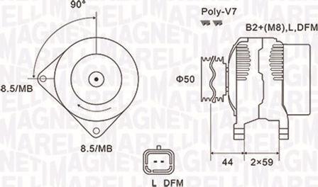 Magneti Marelli 063731827010 - Alternateur cwaw.fr