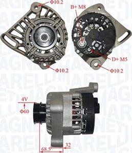 Magneti Marelli 063731349010 - Alternateur cwaw.fr