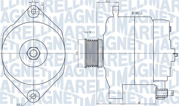 Magneti Marelli 063731343010 - Alternateur cwaw.fr