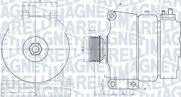 Magneti Marelli 063731342010 - Alternateur cwaw.fr