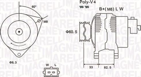 Magneti Marelli 063731317010 - Alternateur cwaw.fr