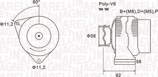 Magneti Marelli 063731299010 - Alternateur cwaw.fr