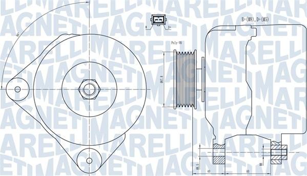 Magneti Marelli 063731228010 - Alternateur cwaw.fr