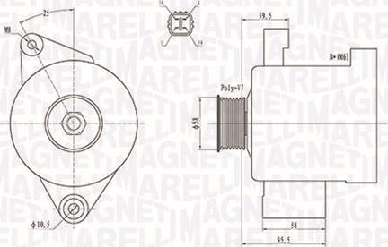 Magneti Marelli 063731796010 - Alternateur cwaw.fr