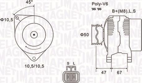 Magneti Marelli 063731790010 - Alternateur cwaw.fr