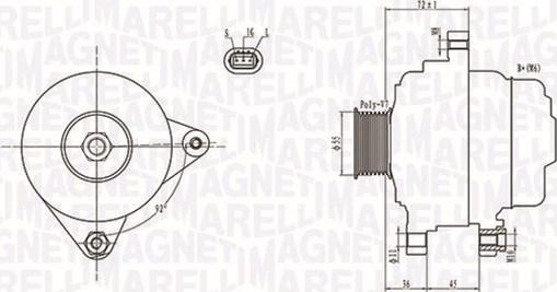 Magneti Marelli 063731792010 - Alternateur cwaw.fr