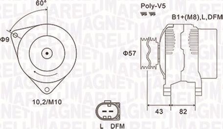 Magneti Marelli 063731759010 - Alternateur cwaw.fr