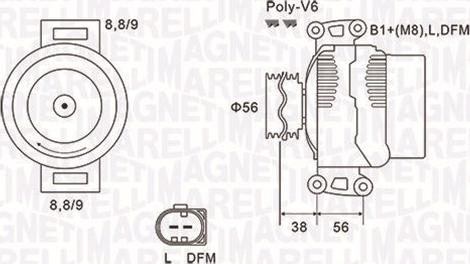 Magneti Marelli 063731754010 - Alternateur cwaw.fr