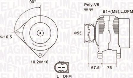 Magneti Marelli 063731756010 - Alternateur cwaw.fr