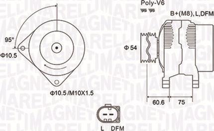 Magneti Marelli 063731757010 - Alternateur cwaw.fr