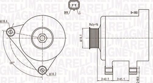 Magneti Marelli 063731761010 - Alternateur cwaw.fr