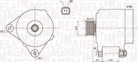 Magneti Marelli 063731768010 - Alternateur cwaw.fr