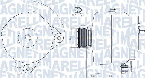 Magneti Marelli 063731763010 - Alternateur cwaw.fr