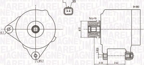 Magneti Marelli 063731762010 - Alternateur cwaw.fr