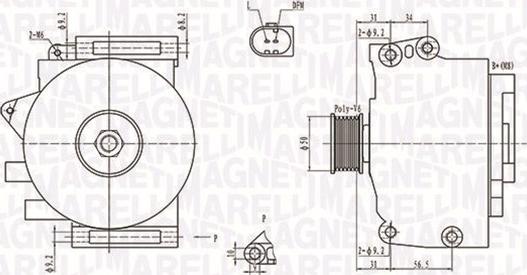 Magneti Marelli 063731701010 - Alternateur cwaw.fr