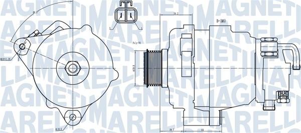 Magneti Marelli 063731708010 - Alternateur cwaw.fr