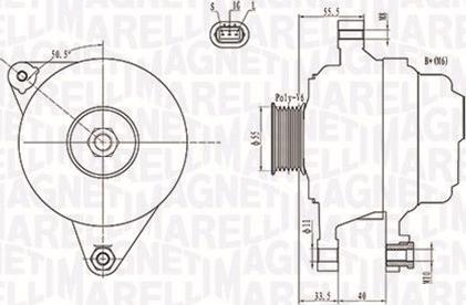 Magneti Marelli 063731703010 - Alternateur cwaw.fr