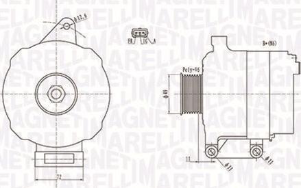 Magneti Marelli 063731780010 - Alternateur cwaw.fr