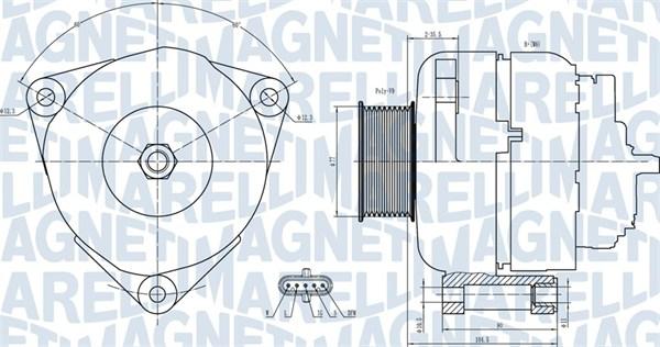 Magneti Marelli 063731739010 - Alternateur cwaw.fr