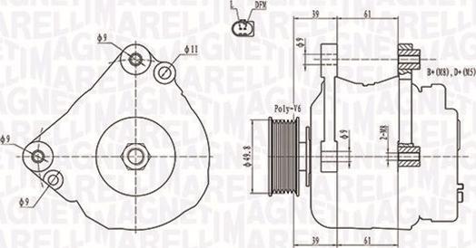 Magneti Marelli 063731729010 - Alternateur cwaw.fr