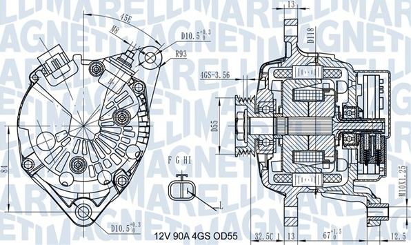 Magneti Marelli 063731725010 - Alternateur cwaw.fr