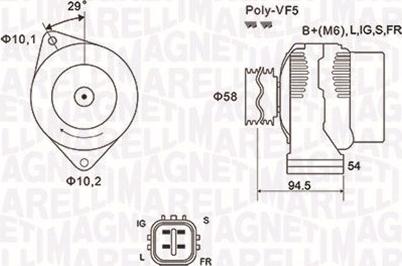 Magneti Marelli 063731721010 - Alternateur cwaw.fr