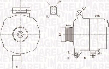 Magneti Marelli 063731728010 - Alternateur cwaw.fr