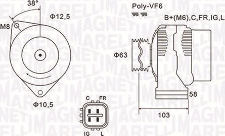 Magneti Marelli 063731727010 - Alternateur cwaw.fr