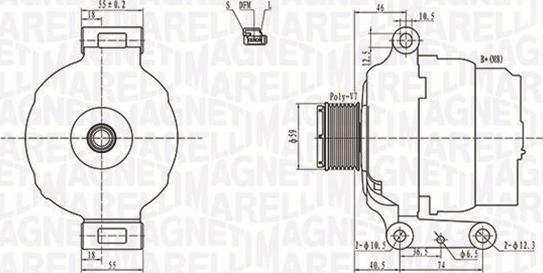 Magneti Marelli 063731779010 - Alternateur cwaw.fr