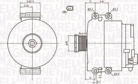 Magneti Marelli 063731774010 - Alternateur cwaw.fr