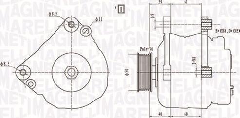 Magneti Marelli 063738290010 - Alternateur cwaw.fr