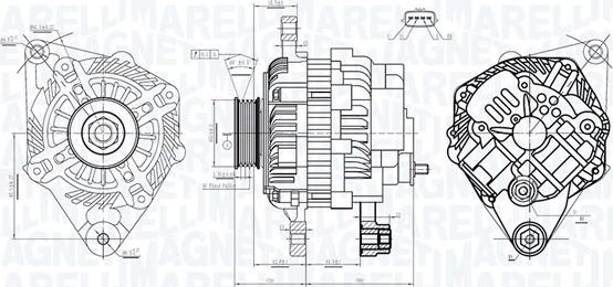 Magneti Marelli 063733526010 - Alternateur cwaw.fr