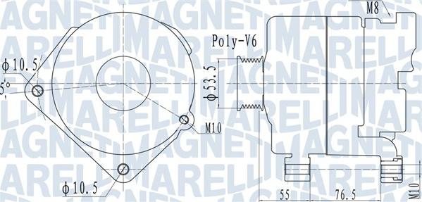 Magneti Marelli 063732095010 - Alternateur cwaw.fr