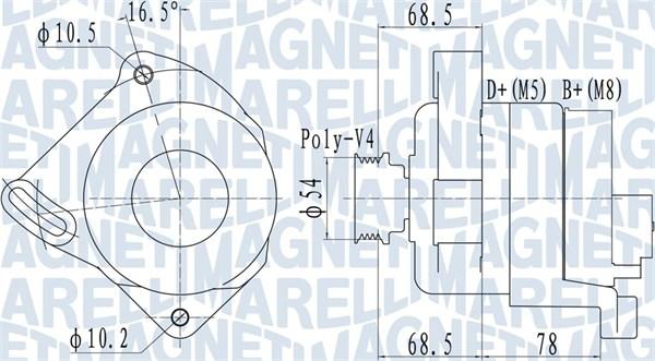 Magneti Marelli 063732096010 - Alternateur cwaw.fr