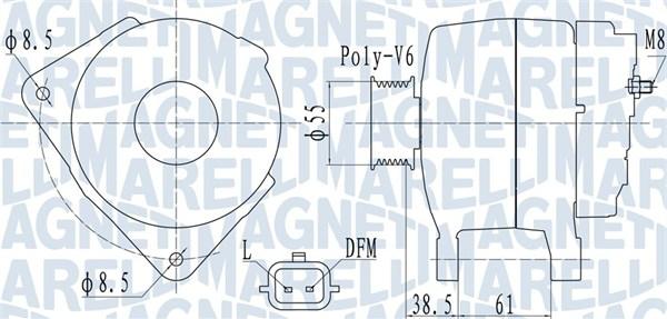 Magneti Marelli 063732098010 - Alternateur cwaw.fr